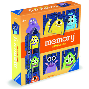 Ravensburger 248162 Trojrozměrné pexeso Příšerky