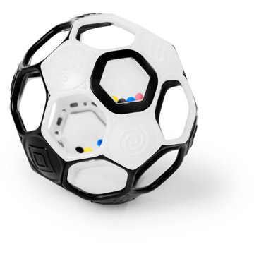 

Oball Rattle Goals 10 cm Black/White