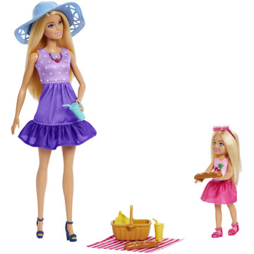 

Barbie Malibu a Chelsea na pikniku