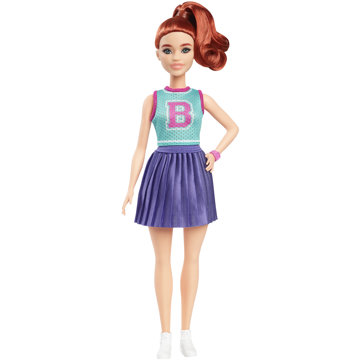 

Barbie Fashionistas modelka se sportovní sukní