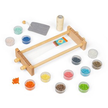 

Bigjigs Toys Tkalcovský stav na korálky