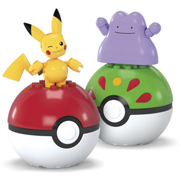 

Mega Pokémon Pokéball Pikachu & Ditto