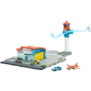 

Matchbox Letiště s angličákem a letadlem