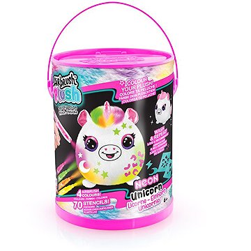 Airbrush Neon Squish Pals Paint Can