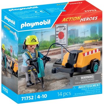 

Playmobil 71752 Stavební dělník se sbíječkou