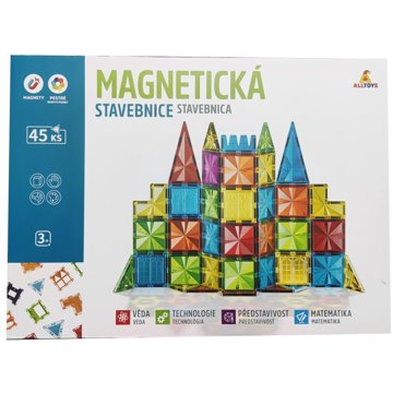 

Alltoys Magnetická stavebnice 45 ks