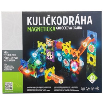 

Alltoys Kuličkodráha magnetická se světlem 49 ks