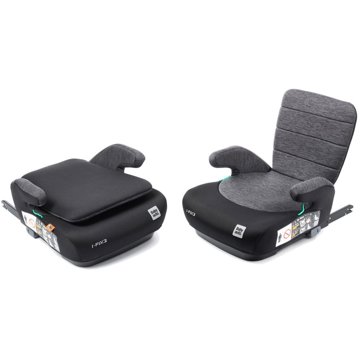 

BabyAuto Doka i-Fix se sklopnými zády black grey flame