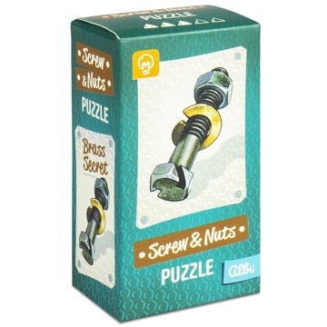 

Screw and Nut puzzle - Brass secret