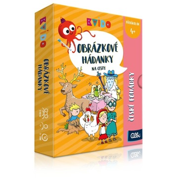 

Kvído - Obrázkové hádanky - České pohádky s euroouškem