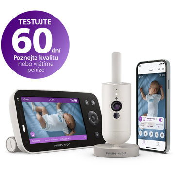 

Philips AVENT Premium s překladem pláče, sledováním spánku a dýchání SCD971