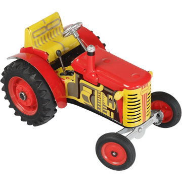 

Kovap Traktor Zetor na klíček červený