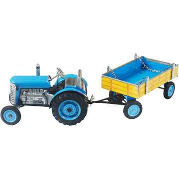 

Kovap Traktor Zetor s valníkem na klíček modrý