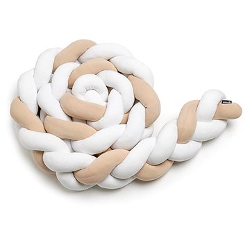 

T-tomi Pletený mantinel 180 cm, white + beige
