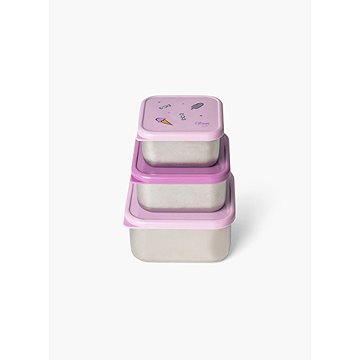 Citron Sada 3 stohovatelných boxů Stormy Unicorn