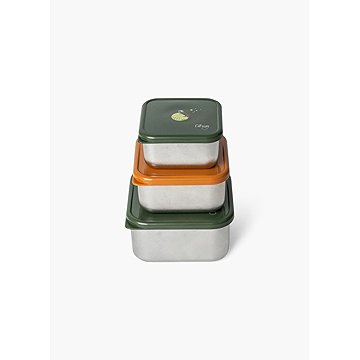 Citron Sada 3 stohovatelných boxů Tiger