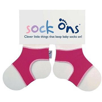 

Sock Ons Návleky na dětské ponožky, Fuchsia 0-6 m
