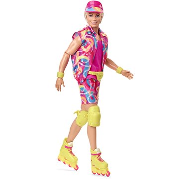 

Barbie Ken ve filmovém oblečku na kolečkových bruslích