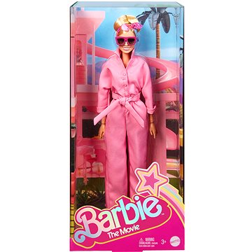 

Barbie v růžovém filmovém overalu