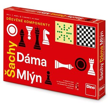 

Dino Šachy, dáma, mlýn