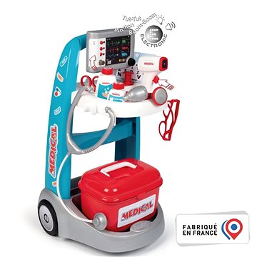 

Smoby Lékařský elektronický vozík s příslušenstvím