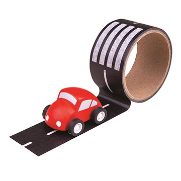 

Bigjigs Toys Lepící páska Cesta s autíčkem