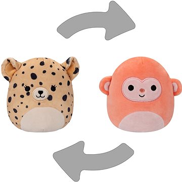 

Squishmallows 2v1 Gepard Lexie a opice Elton