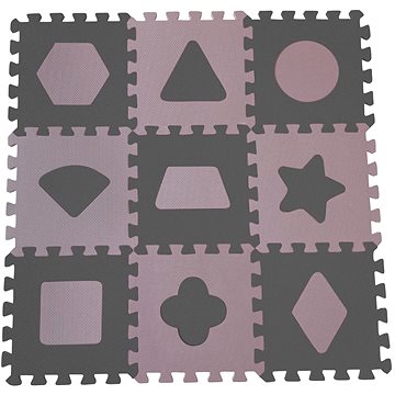 

BabyDan Hrací podložka Rose s geometrickými tvary