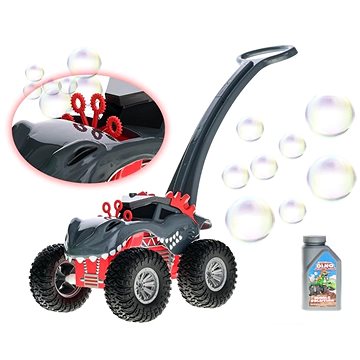 

Auto dinosaurus monster truck s bublifukovačem na baterie s náplní černé