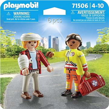 

Playmobil 71506 DuoPack Záchranářka s pacientem