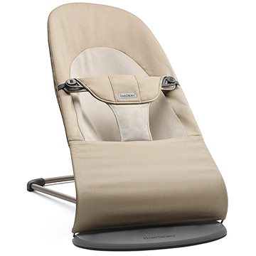 

Babybjörn Balance Soft Cotton Khaki/Beige, tmavě šedá konstrukce