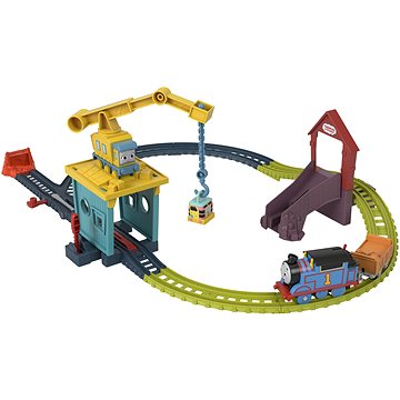 

Fisher-Price Vláčkový set s jeřábem a motorovou mašinkou