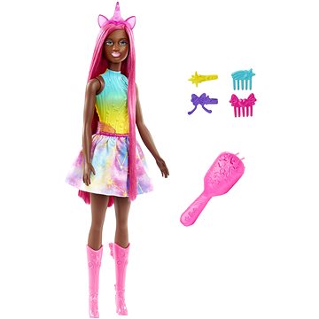 

Barbie Pohádková panenka s dlouhými vlasy - Víla jednorožec