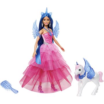 

Barbie 65. výročí Safírový okřídlený jednorožec