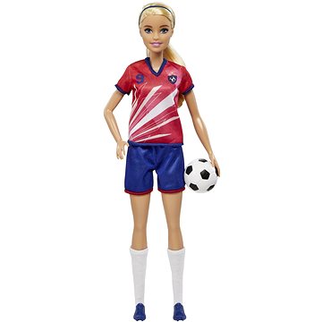 

Barbie Fotbalová panenka - Barbie v červeném dresu