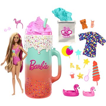 

Barbie Pop Reveal Barbie deluxe šťavnaté ovoce - Tropické smoothie
