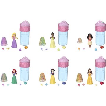 

Disney Princess Color Reveal Královská malá panenka s květinami 1ks