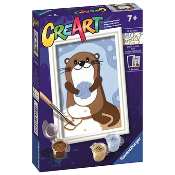 

Ravensburger 236077 CreArt Roztomilá vydra