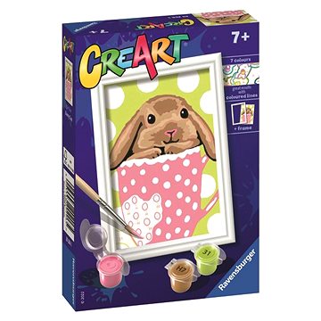 

Ravensburger 202065 CreArt Roztomilý králík v hrnečku