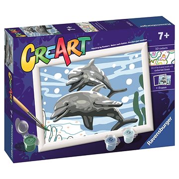 

Ravensburger 235278 CreArt Veselí delfíni