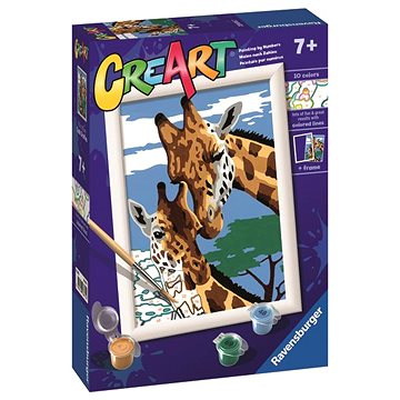 

Ravensburger 236152 CreArt Roztomilé žirafy