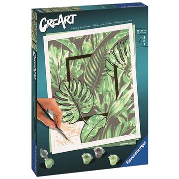 

Ravensburger 202720 CreArt Buď šťastný: Zelené listy