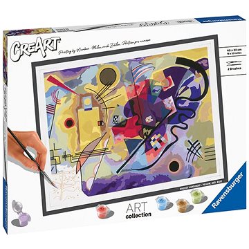 

Ravensburger 236503 CreArt Wassily Kandinsky: Žlutá, červená, modrá