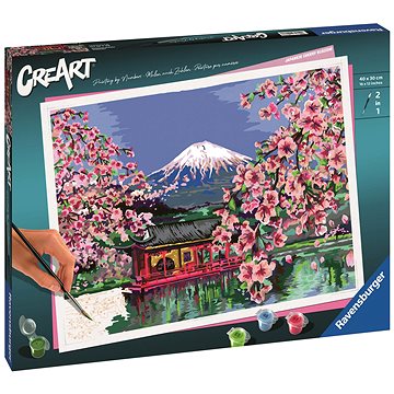 

Ravensburger 201778 CreArt Japonské třešňové květy