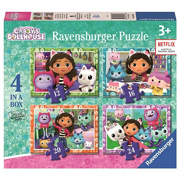 

Ravensburger 031436 Gabby's Dollhouse 4 v 1