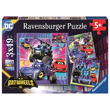 

Ravensburger 120010562 Batwheels 3x49 dílků