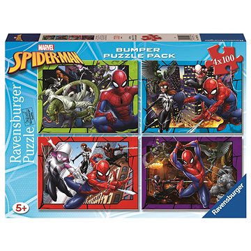 

Ravensburger 120010760 Marvel: Spider-Man 4x100 dílků