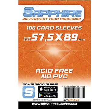 

Sapphire Obaly na karty Orange