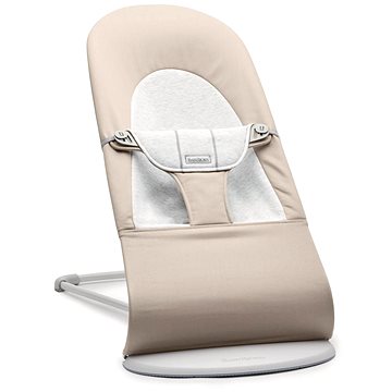 

Babybjörn Balance Soft Woven Beige/Grey Jersey, světlá konstrukce
