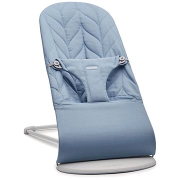 

Babybjörn Bliss Woven Blue Petal, světlá konstrukce